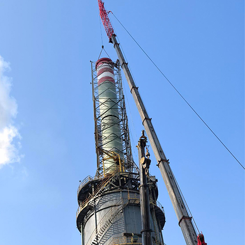 玻璃钢耐腐蚀耐高温烟囱